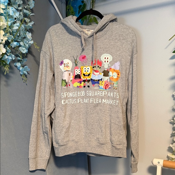 Tops - SpongeBob SquarePants Cactus Plant Flea Market Graphic Hoodie women’s medium